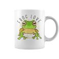 両生類の友達 恋人デザイン グリーンフロッグ コーヒーマグ