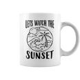 夕日を眺めてみよう コーヒーマグ