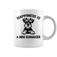 幸せはミニシュナウザー 長袖tシャツ コーヒーマグ