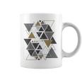 幾何学図形 抽象 モダンアート ヴィンテージ 三角形 コーヒーマグ