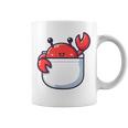 愛らしい かわいい ちび 和 ポケット カワイイ カニ コーヒーマグ