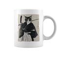 日本美術 猫 忍者 浮世絵 アニメ風 侍猫 長袖tシャツ コーヒーマグ