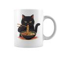 猫 ラーメン グラフィック 日本語 カワイイ アニメ 面白い ラーメン 猫 長袖tシャツ コーヒーマグ