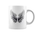 背中には白い天使の羽 コーヒーマグ