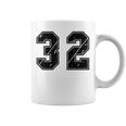 背番号 32 チーム短大スポーツ背番号付きユニフォーム コーヒーマグ