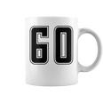 背番号 60 チーム短大スポーツ背番号付きユニフォーム コーヒーマグ