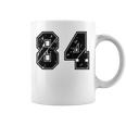 背番号 84 チーム短大スポーツ背番号付きユニフォーム コーヒーマグ