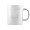 背面に17番。 コーヒーマグ