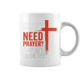 親愛なる私の後ろにいる人は祈りが必要だ、私の肩をたたいて信仰を コーヒーマグ
