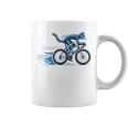 趣味のサイクリストのためのおしゃれな面白いロードバイク猫。 コーヒーマグ