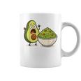 面白いアボカドワカモレ漫画パニック コーヒーマグ