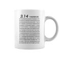 （背中側 バックプリント）314 円周率 パイ《数学》【変なtシャツ屋さん】理数系 数字 メッセージ 面白い コーヒーマグ