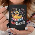 4Th Of July Duck Firequacker Patriotic Fourth Of July Coffee Mug Unique Gifts