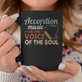 Accordion Music Is Theoice Of Theoul アコーディオン コーヒーマグ 面白い贈り物