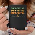 Believe Inspirational Motivational Message Of Hope コーヒーマグ 面白い贈り物