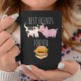 Best Friends Forever Beef Lover Pork Meat Bacon Burger コーヒーマグ 面白い贈り物