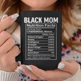 Black Mom Nutrition Facts History Month Proud Mama's Day Coffee Mug Personalized Gifts