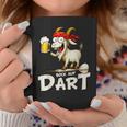Bock Auf Dart ヤギとビールジョッキ 面白いダーツプレーヤー コーヒーマグ 面白い贈り物