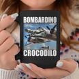 Bombardino Crocodilo イタリアンブレインロットミーム コーヒーマグ 面白い贈り物