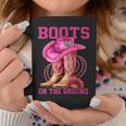 Boots On The Ground Cowgirl Linedance Boot Cowboy Western Coffee Mug Personalized Gifts