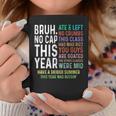 Bruh This Year Was Goated No Cap 面白い 学校最後の日 コーヒーマグ 面白い贈り物