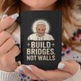 Build Bridges Not Walls 教皇フランシスコ ヴィンテージtシャツ コーヒーマグ 面白い贈り物
