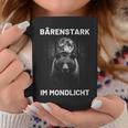 Bärenstark Im Mondlicht 満月 森 月明かり グリズリーベア コーヒーマグ 面白い贈り物