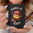 Cake It Easy Take It Easy Fruit コーヒーマグ 面白い贈り物