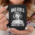 Chicas Malasaben Mejor Tatuaje Chica Diablo Taza de café Regalos divertidos