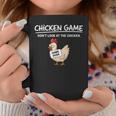 Chicken Game Do Not Look The Chicken You Look Game コーヒーマグ 面白い贈り物