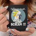Cockatoo Meme T、面白い叫び声を上げているキバタン コーヒーマグ 面白い贈り物