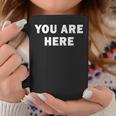 Cool You Are Here トレンディでシンプルな言葉のデザイン コーヒーマグ 面白い贈り物