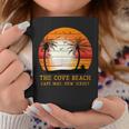 The Cove Beach Cape May New Jersey ビンテージ サンセット レトロ 太陽 コーヒーマグ 面白い贈り物