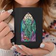 Cthulhu Iglesiaidrieras Cósmico Horror Divertido Monstruo Taza de café Regalos divertidos