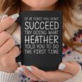 Custom Name Girl Mom Wife Birthday Presents Heather Name Personalized Birthday Christmas Joke Coffee Mug Unique Gifts
