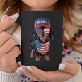 Dachshund 4Th Of July Us American Flag Doxie Dog Patriotic Coffee Mug Unique Gifts