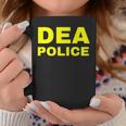 Dea Police Drug Enforcement Administration フロントとバック コーヒーマグ 面白い贈り物