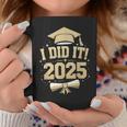 I Did It Graduate 2025 2025年卒業クラス コーヒーマグ 面白い贈り物
