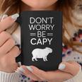 Don't Worry Be Capy カピバラ 心配しないで カピー カピバラ齧歯類愛好家 コーヒーマグ 面白い贈り物