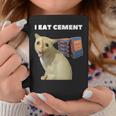 I Eat Cement Cursed Cat Weirdpecific Meme コーヒーマグ 面白い贈り物