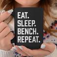 Eatleep ジム ワークアウト トレーニング ベンチプレス ウエイトリフティング コーヒーマグ 面白い贈り物