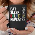 Eatleepolve Repeat キューブゲーム ルービックtシャツ コーヒーマグ 面白い贈り物