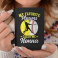 My Favorite Baseball Softball Players Calls Me Nonna Coffee Mug Personalized Gifts