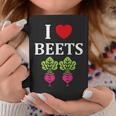 Food Humor Beetrootimpleegetable I Love Beets コーヒーマグ 面白い贈り物