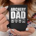 Archery Dad Proud Archer Father Humor Fathers Day Coffee Mug Personalized Gifts