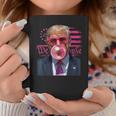 Donald Trump Bubble Gum Pink 4Th Of July American Flag Coffee Mug Unique Gifts