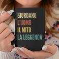 Italian First Name Giordano コーヒーマグ 面白い贈り物