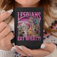Lesbians Cat Owner Lesbians Eat What コーヒーマグ 面白い贈り物