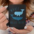 Whale Pun クジラ Hello There Hello Dort ファニークジラ コーヒーマグ 面白い贈り物