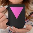 Gay Pride Upside Down Pink Triangle コーヒーマグ 面白い贈り物
